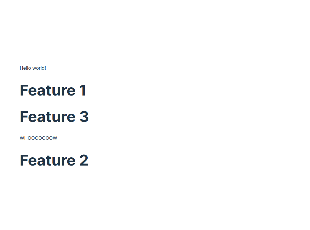 Storyblok home page in nuxt screenshot